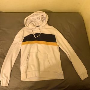 Old Navy Blue and Yellow Striped Hoodie